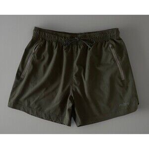 Mitre Athletic Shorts Drawstring Waist Zip Pockets Size Large 32x5 Running